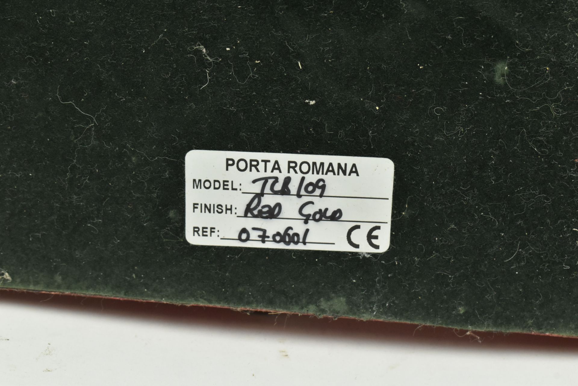 PORTA ROMANA - PAIR OF GOLD & RED PAINTED DESK TABLE LAMPS - Bild 6 aus 6
