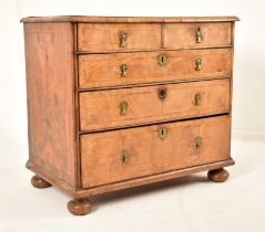 QUEEN ANNE 17TH CENTURY WALNUT CHEST OF DRAWERS