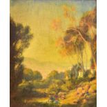 EDWARD ROWORTH - GOLDEN HOUR - 20TH CENTURY OIL PAINTING