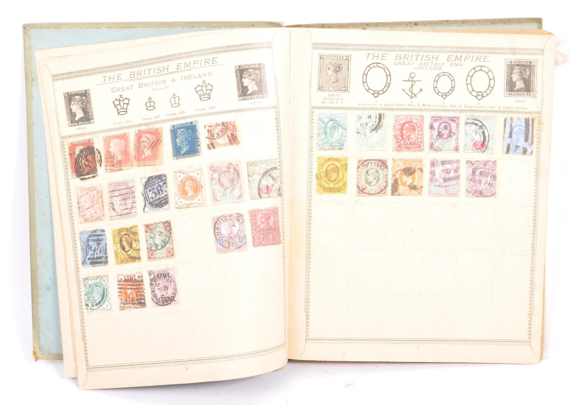 COLLECTION OF STAMPS INCLUDING SEVENTY ONE PENNY REDS - Image 5 of 9