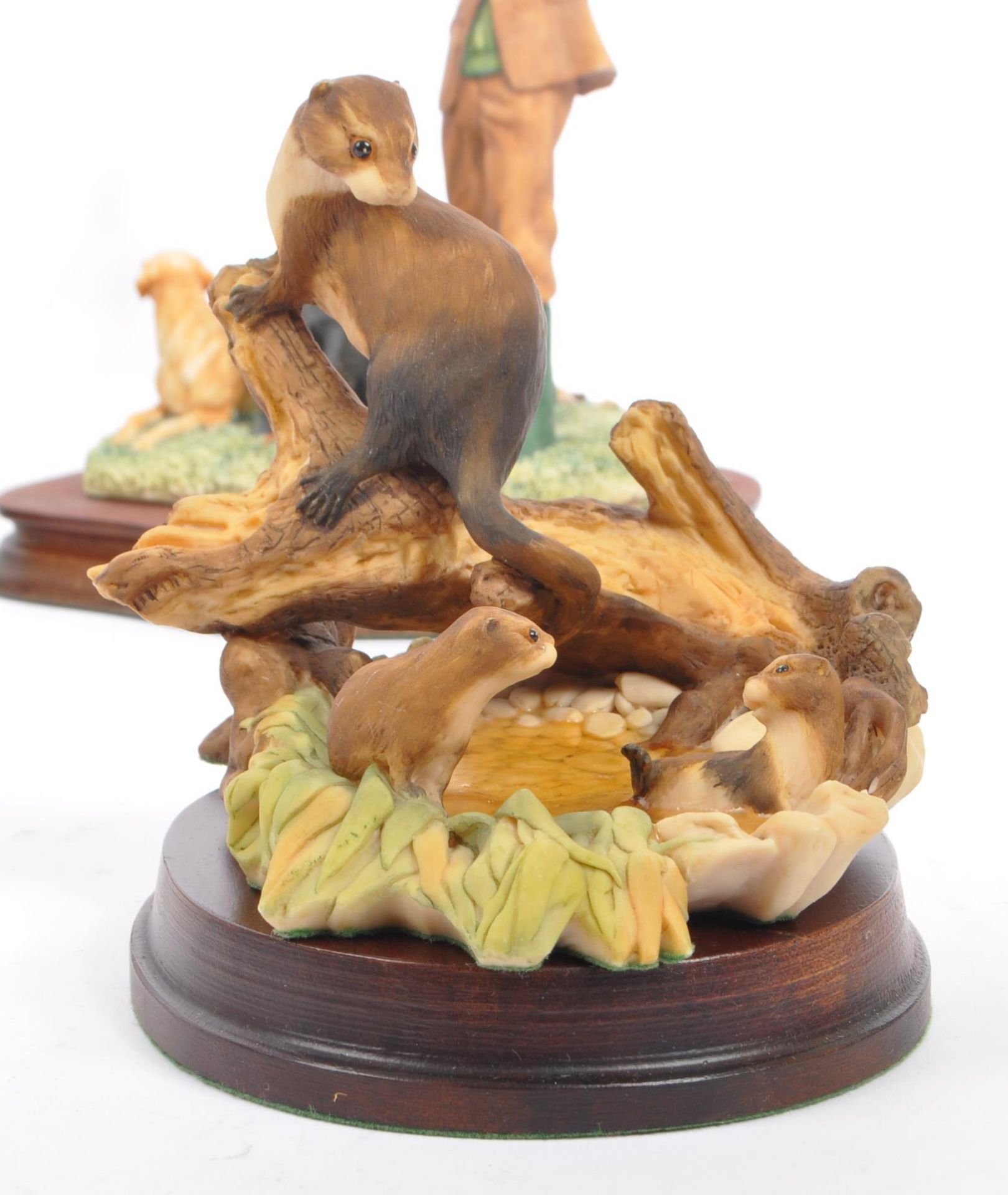 COLLECTION OF AYNSLEY / BORDER FINE ART RESIN ANIMAL FIGURES - Image 4 of 15