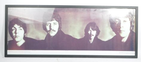 1960S BEATLES BANNER POSTER DESIGNED BY RICHARD AVEDON / STERN