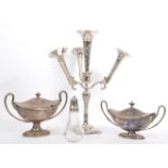 COLLECTION OF 19TH CENTURY SILVER PLATE TABLEWARE