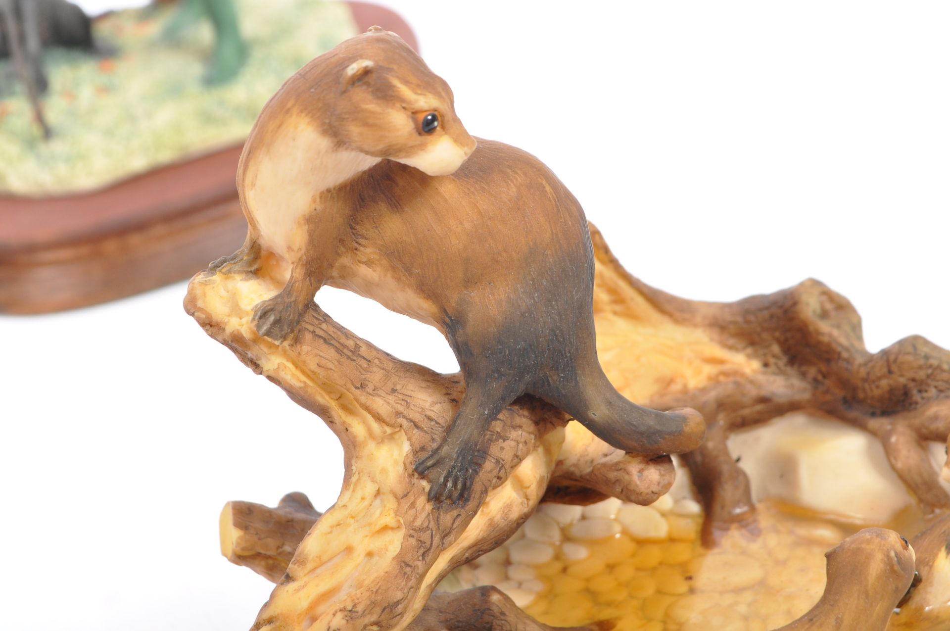 COLLECTION OF AYNSLEY / BORDER FINE ART RESIN ANIMAL FIGURES - Image 5 of 15