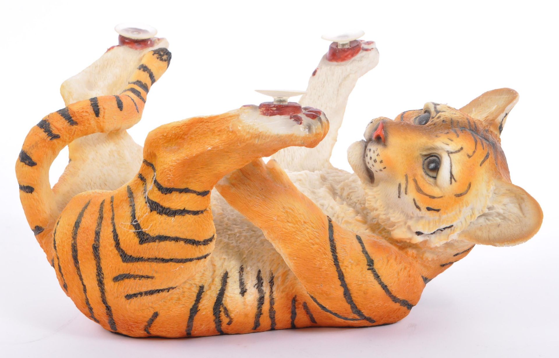 COLLECTION OF OF RESIN TIGER FIGURINES BY THE JULIANA COLLECTION - Image 8 of 13