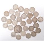 PRE 1920 19TH AND 20TH CENTURY SILVER SHILLINGS