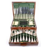 COLLECTION OF GEE & HOLMES STAINLESS STEEL CANTEEN OF CUTLERY