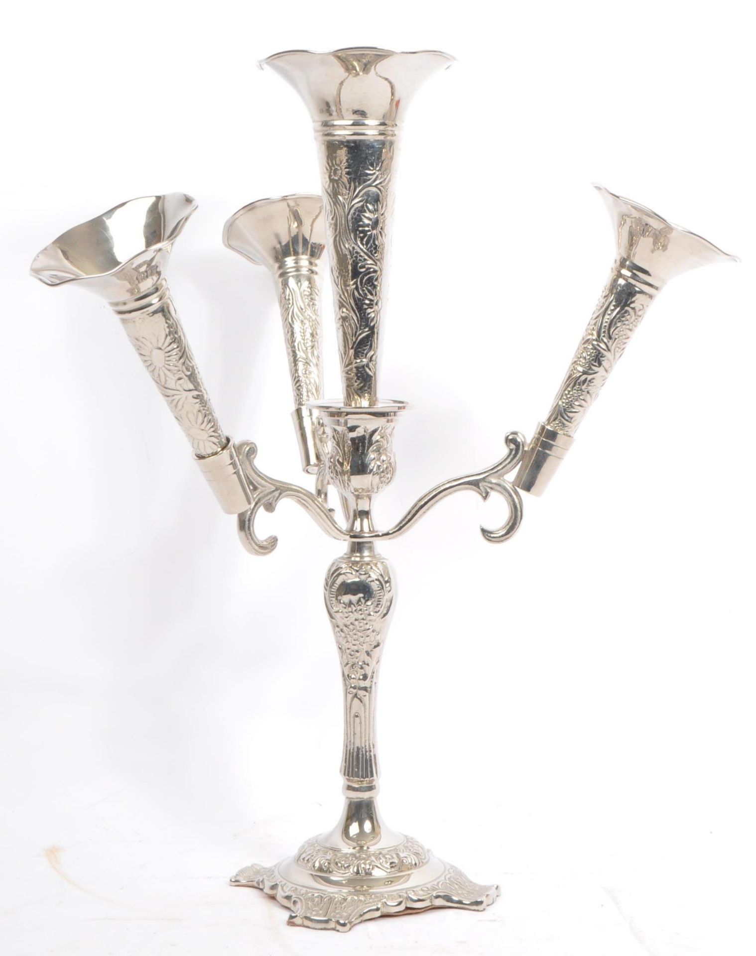 COLLECTION OF 19TH CENTURY SILVER PLATE TABLEWARE - Image 2 of 9