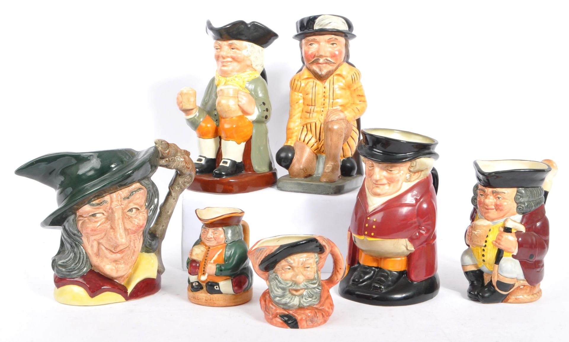 ROYAL DOULTON COLLECTION OF 20TH CENTURY CERAMIC TOBY JUGS
