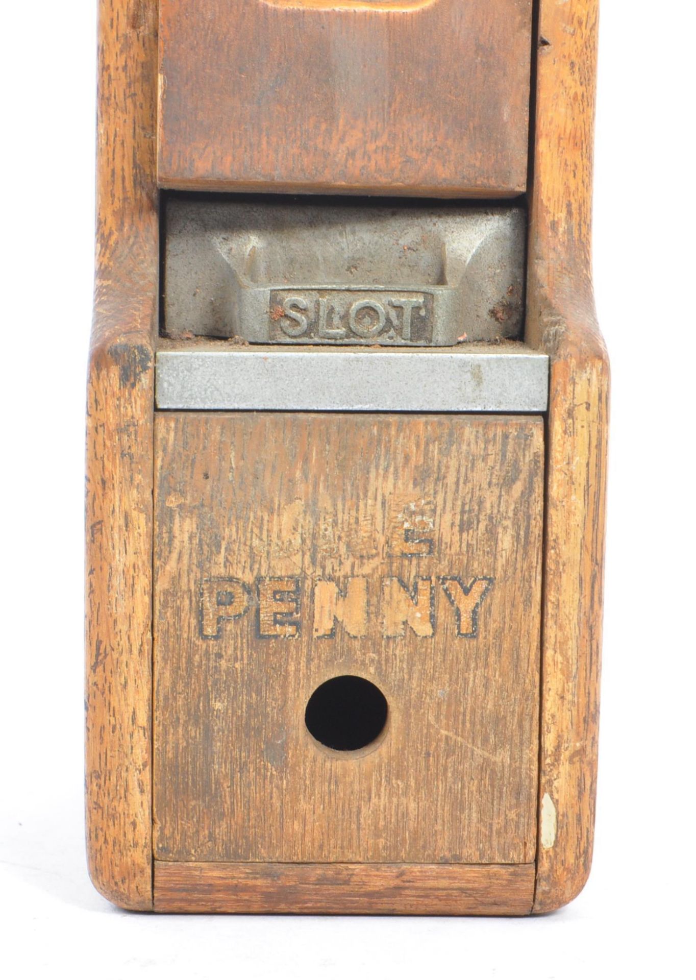 EARLY 20TH CENTURY OAK WALL MOUNTED MATCH BOX DISPENSER - Image 6 of 8