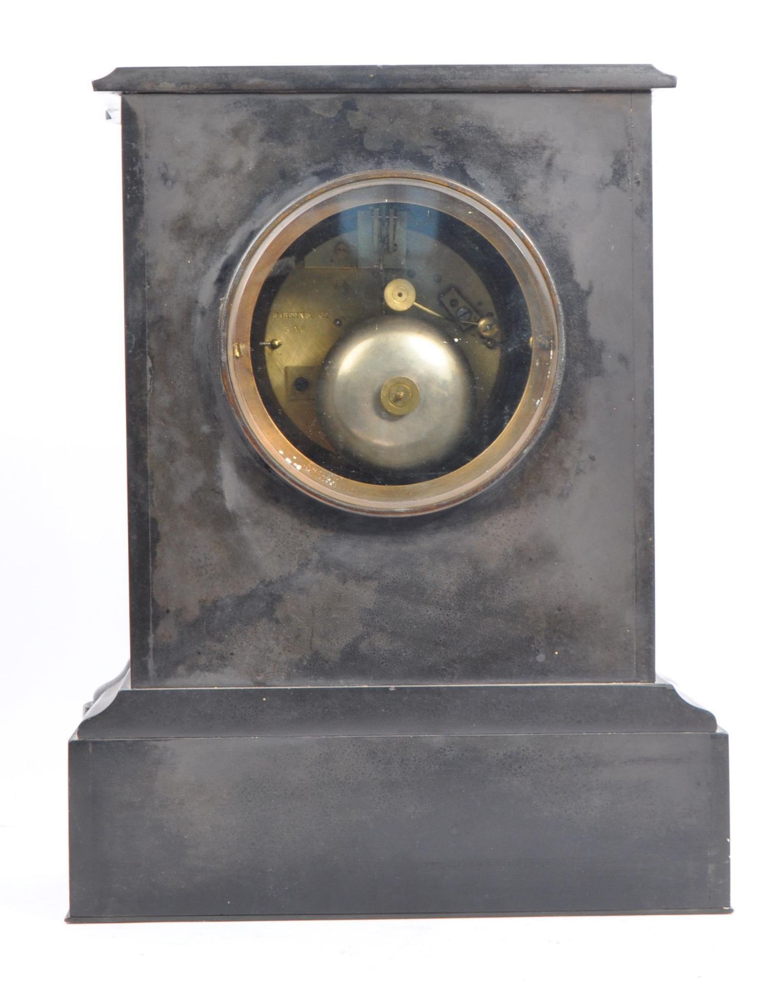 19TH CENTURY VICTORIAN EIGHT DAY MOVEMENT MANTEL CLOCK - Image 4 of 7