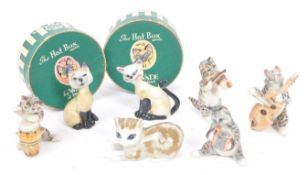 WADE LADY AND THE TRAMP PORCELAIN CATS WITH OTHERS