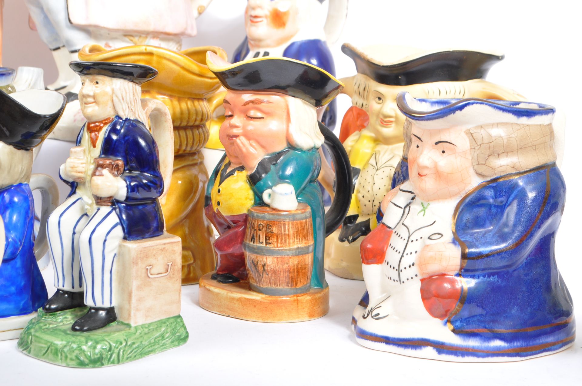 COLLECTION OF VARIOUS 19TH & 20TH CENTURY CERAMIC TOBY JUGS - Image 6 of 13