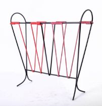 RETRO MID CENTURY SPUTNIK ATOMIC MAGAZINE RACK