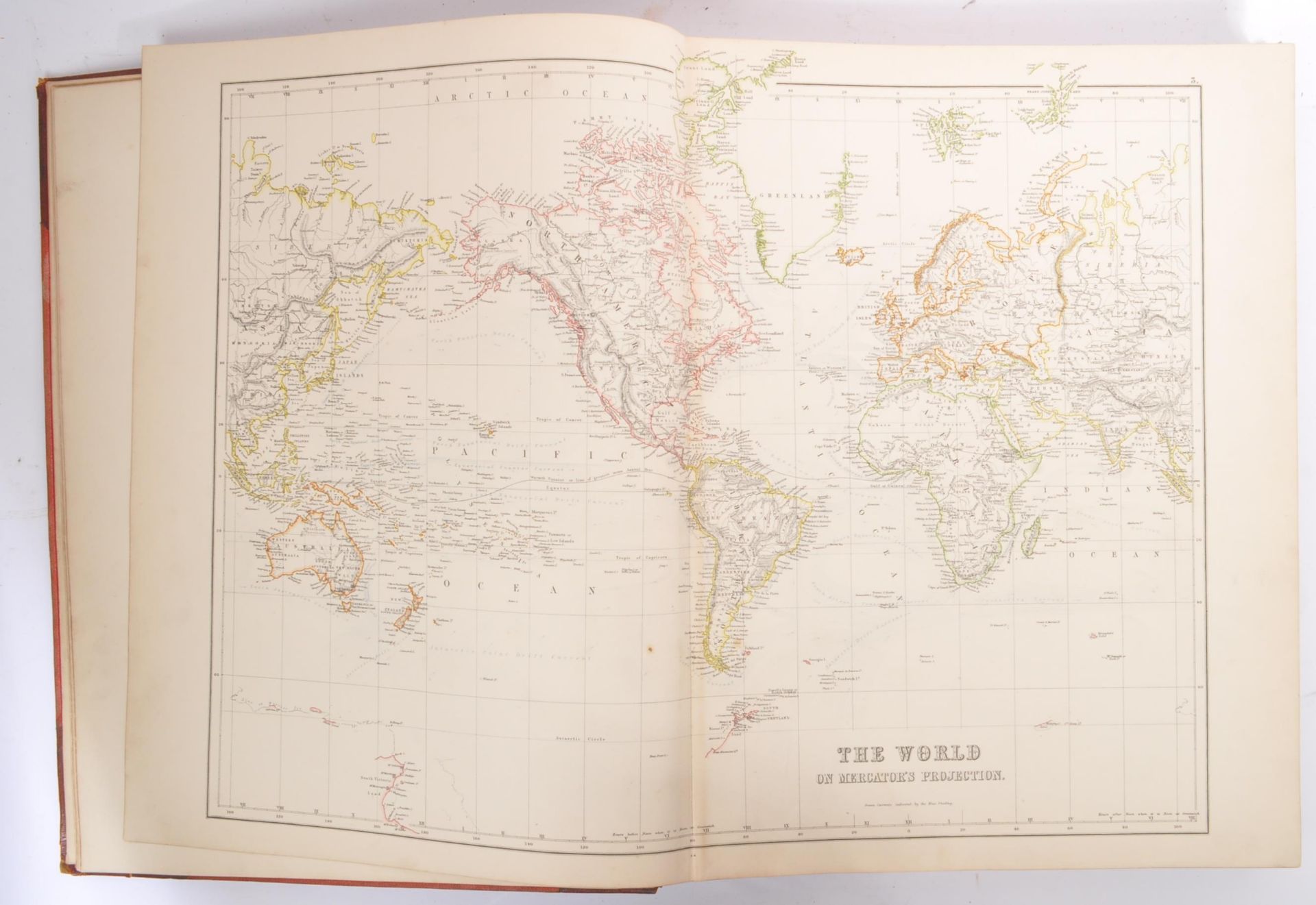 LATE 19TH CENTURY BLACK'S GENERAL ATLAS OF THE WORLD - Image 4 of 9