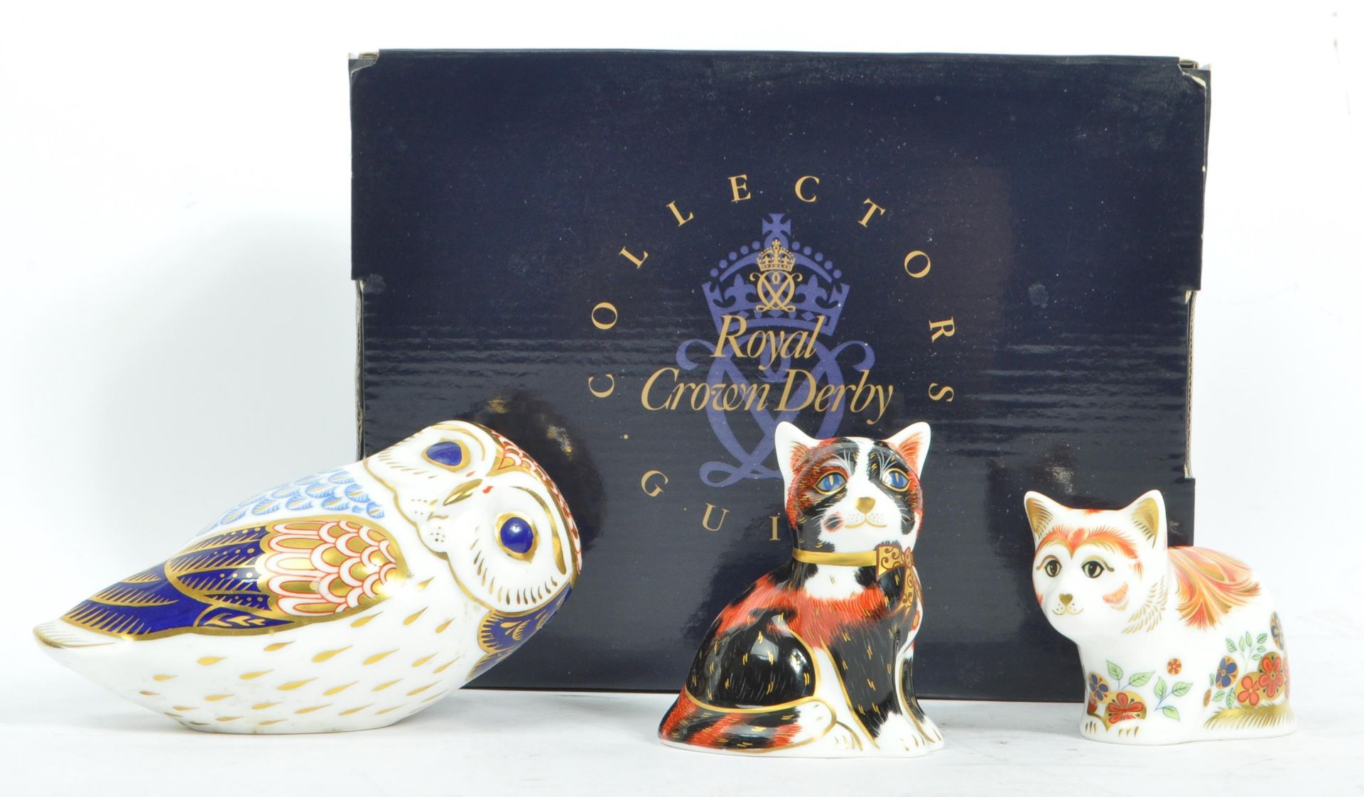 CONTEMPORARY ROYAL CROWN DERBY PORCELAIN ANIMALS