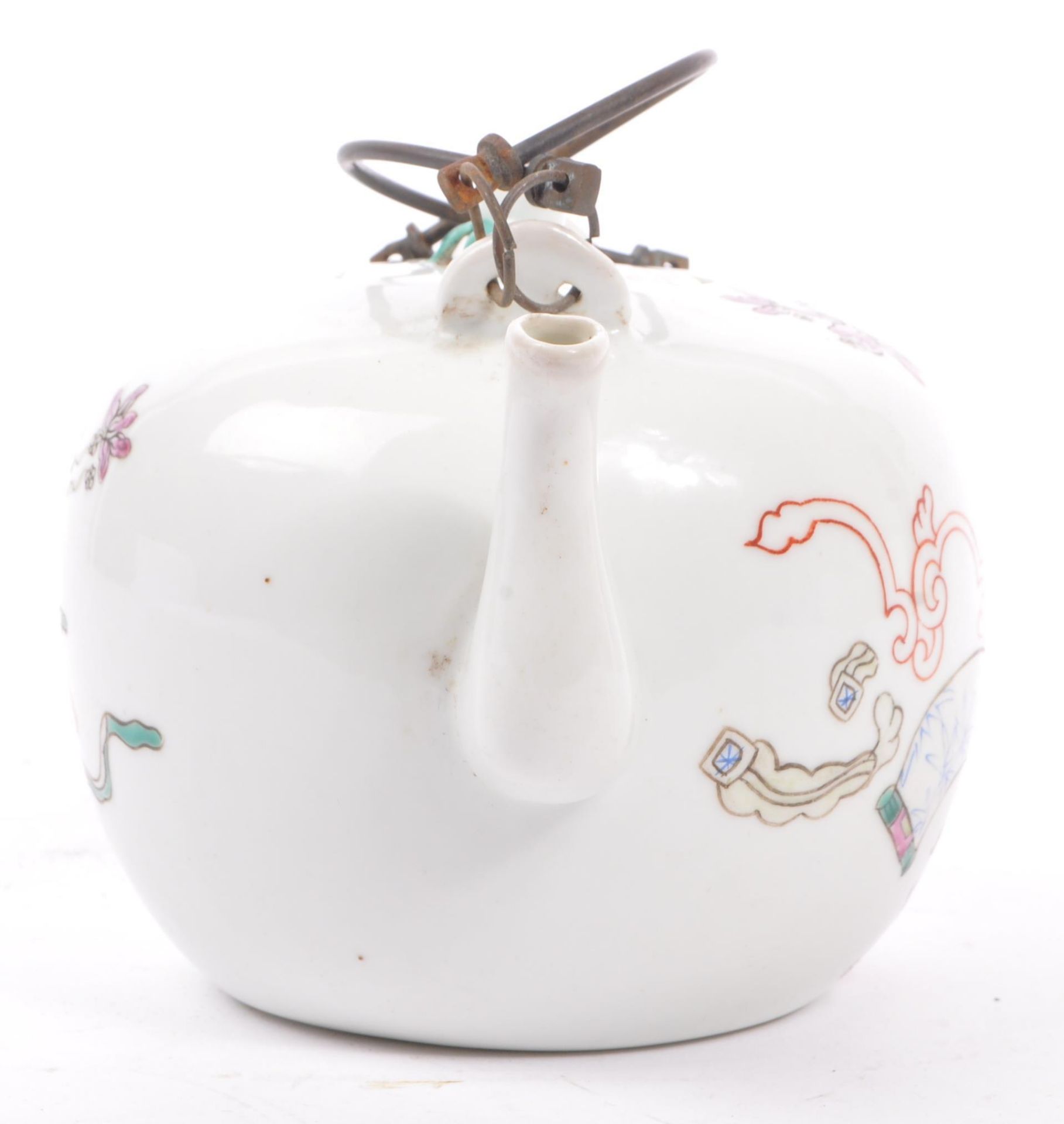 LATE 19TH CENTURY CHINESE PORCELAIN TEAPOT - Bild 5 aus 9