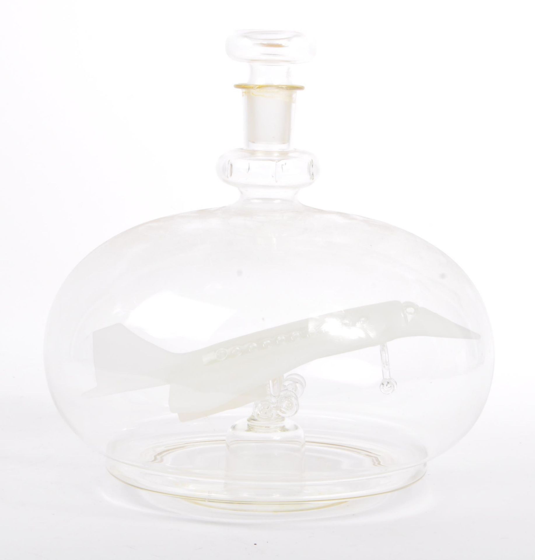 LATE 20TH CENTURY LYMINGTON GLASS CONCORDE BOTTLE