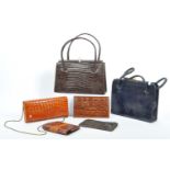 COLLECTION OF VINTAGE LEATHER HANDBAGS / PURSES