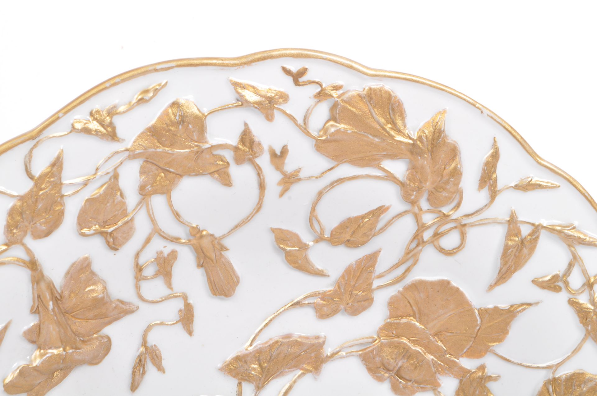 EARLY 20TH CENTURY MEISSEN FLORAL GILT BOWL - Bild 3 aus 8