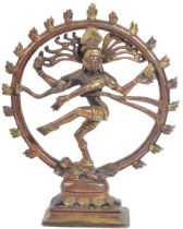 20TH CENTURY BRONZE HINDU INDIAN SHIVA FIGURE