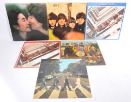 COLLECTION OF BEATLES LONG PLAY 33 RPM VINYL RECORD ALBUMS