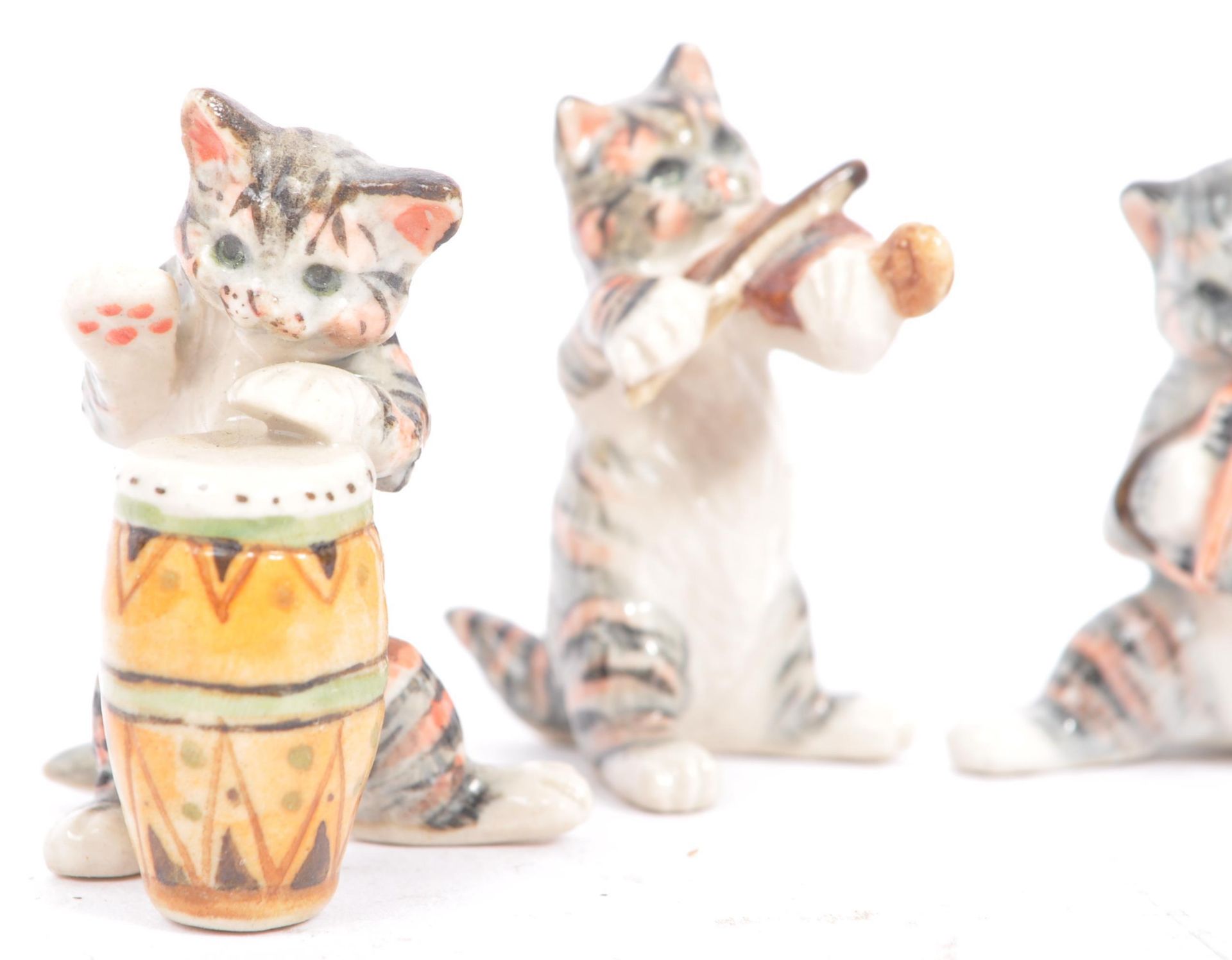 WADE LADY AND THE TRAMP PORCELAIN CATS WITH OTHERS - Bild 5 aus 8