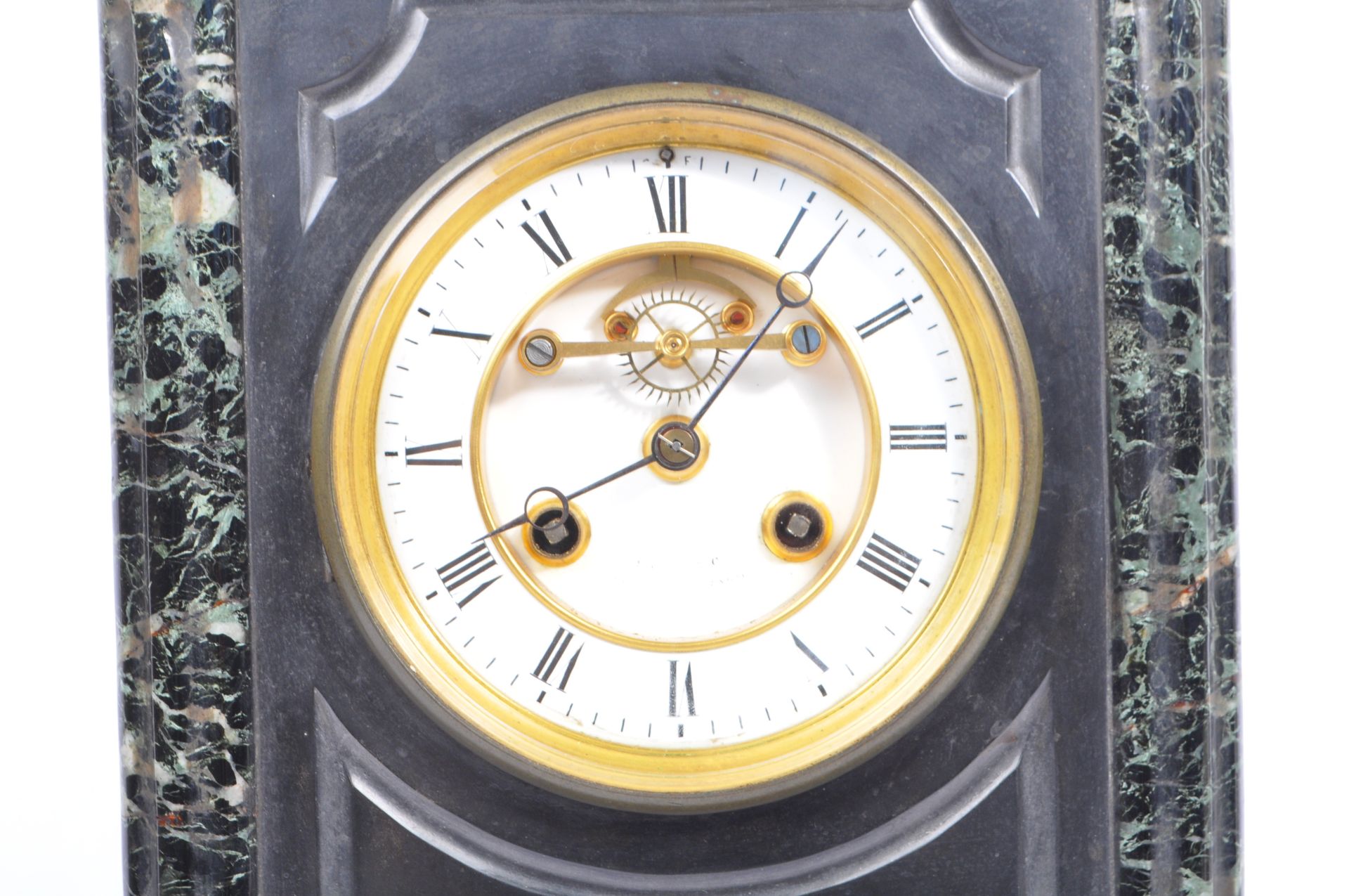 19TH CENTURY VICTORIAN EIGHT DAY MOVEMENT MANTEL CLOCK - Image 7 of 7