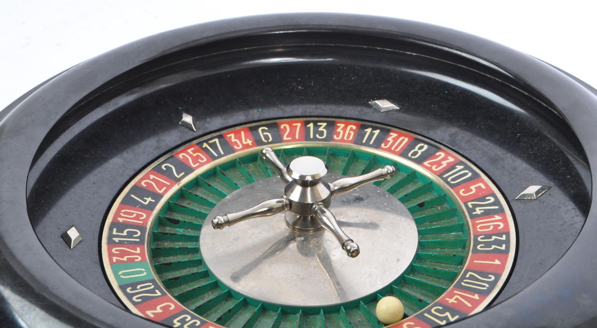 1950S FRENCH TABLE TOP ROULETTE WHEEL - Image 6 of 7