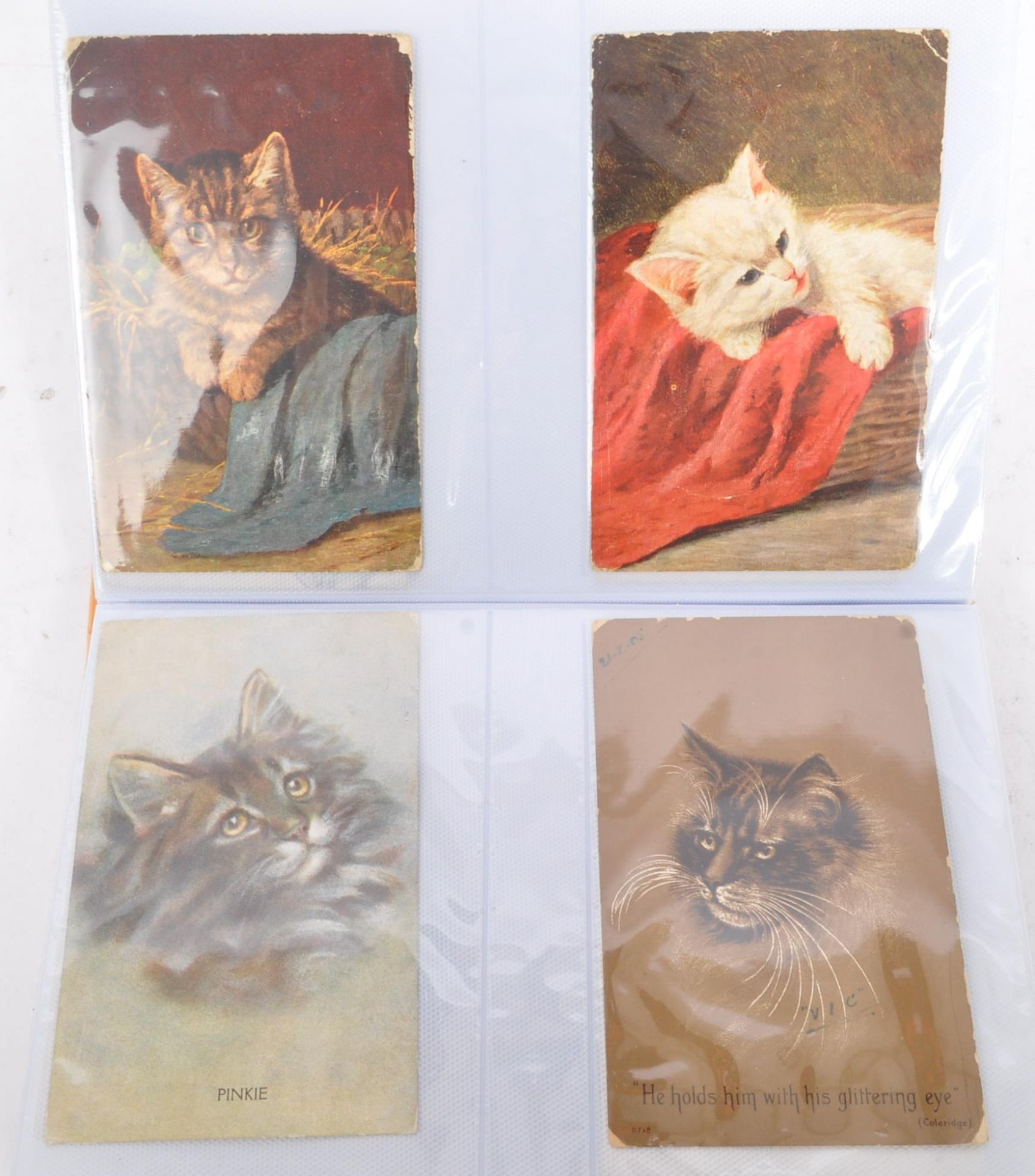 COLLECTION OF MID 20TH CENTURY CATS & KITTENS POSTCARDS - Image 11 of 18