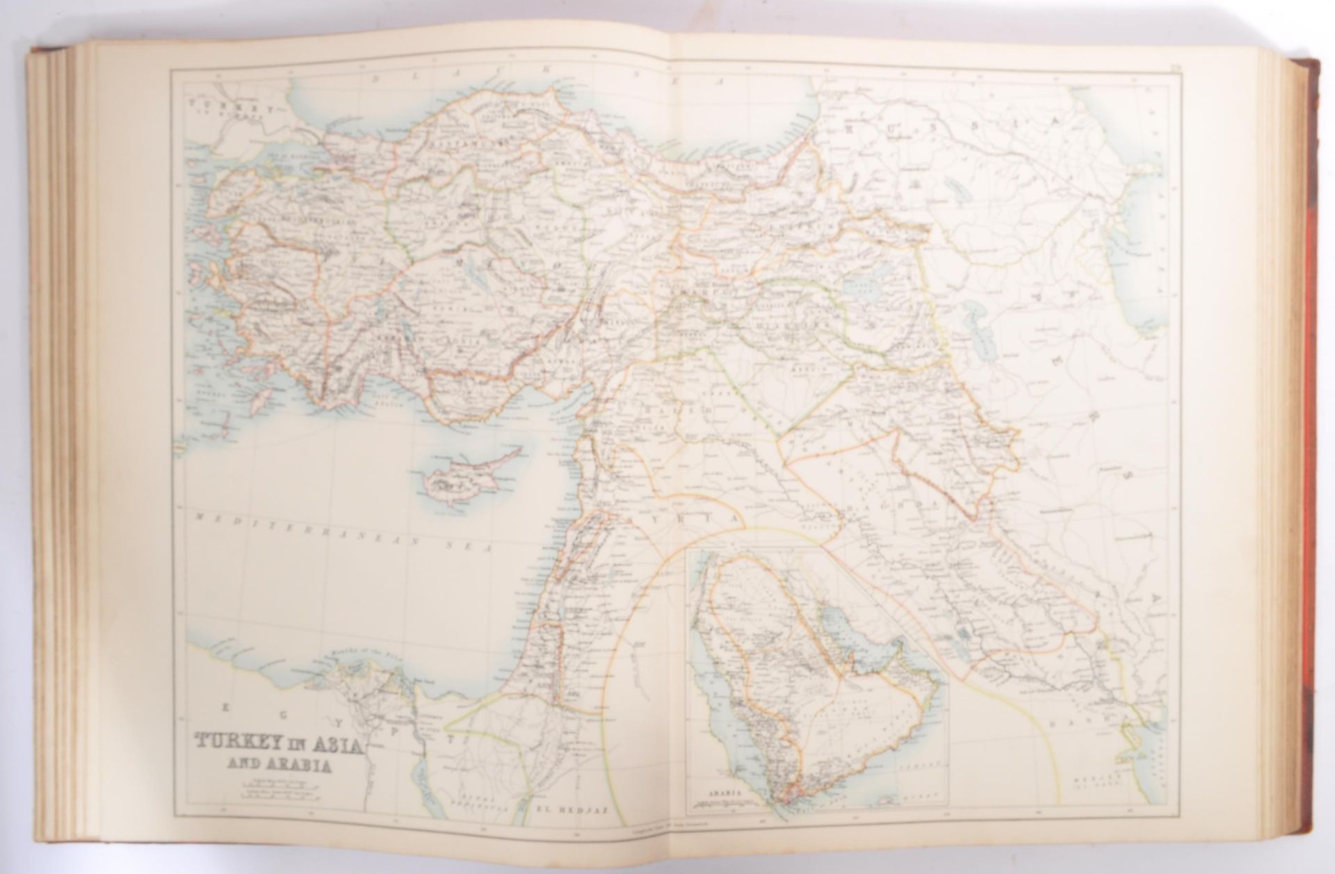 LATE 19TH CENTURY BLACK'S GENERAL ATLAS OF THE WORLD - Image 6 of 9