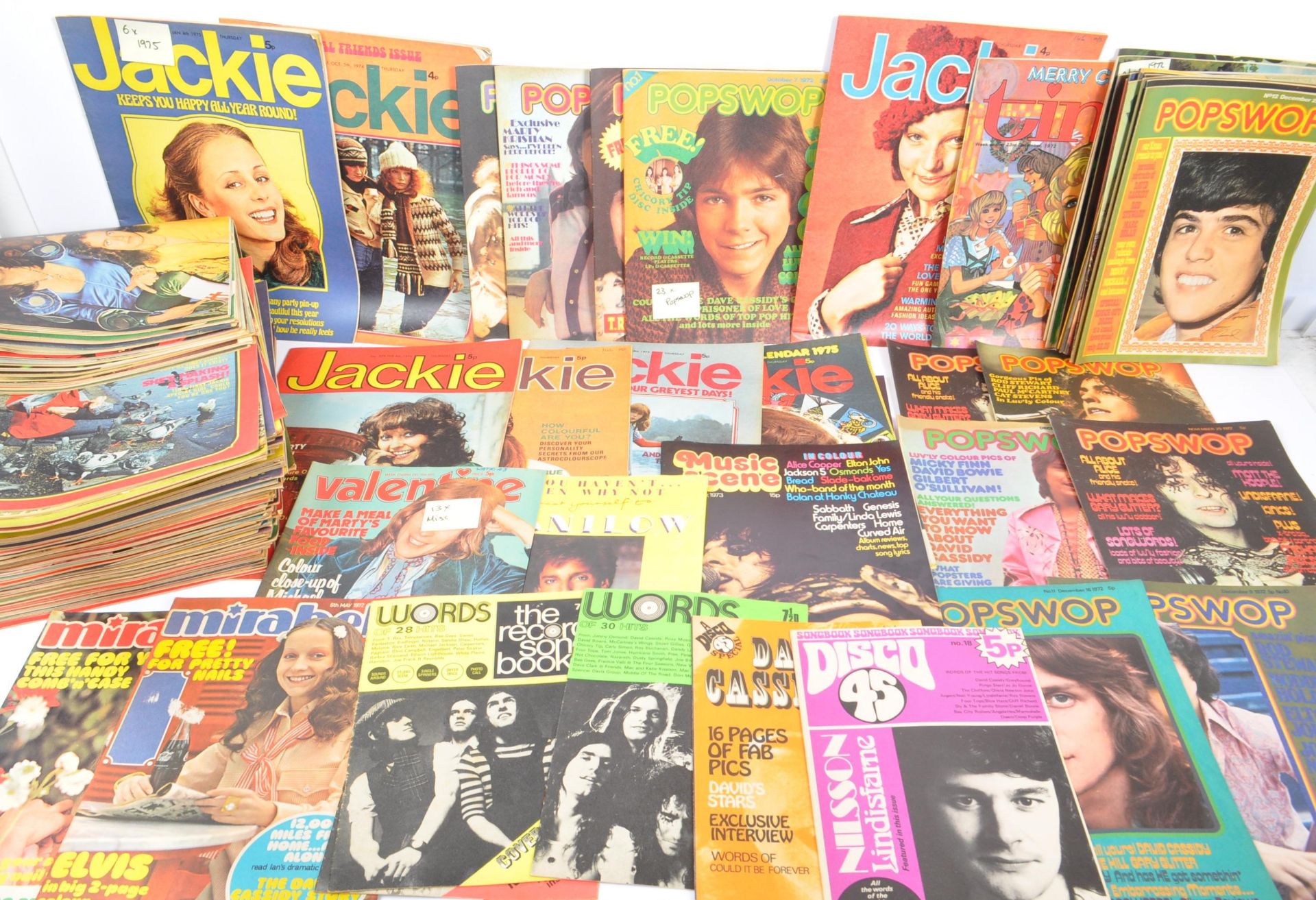 COLLECTION OF 1970S MUSIC AND POP CULTURE MAGAZINES