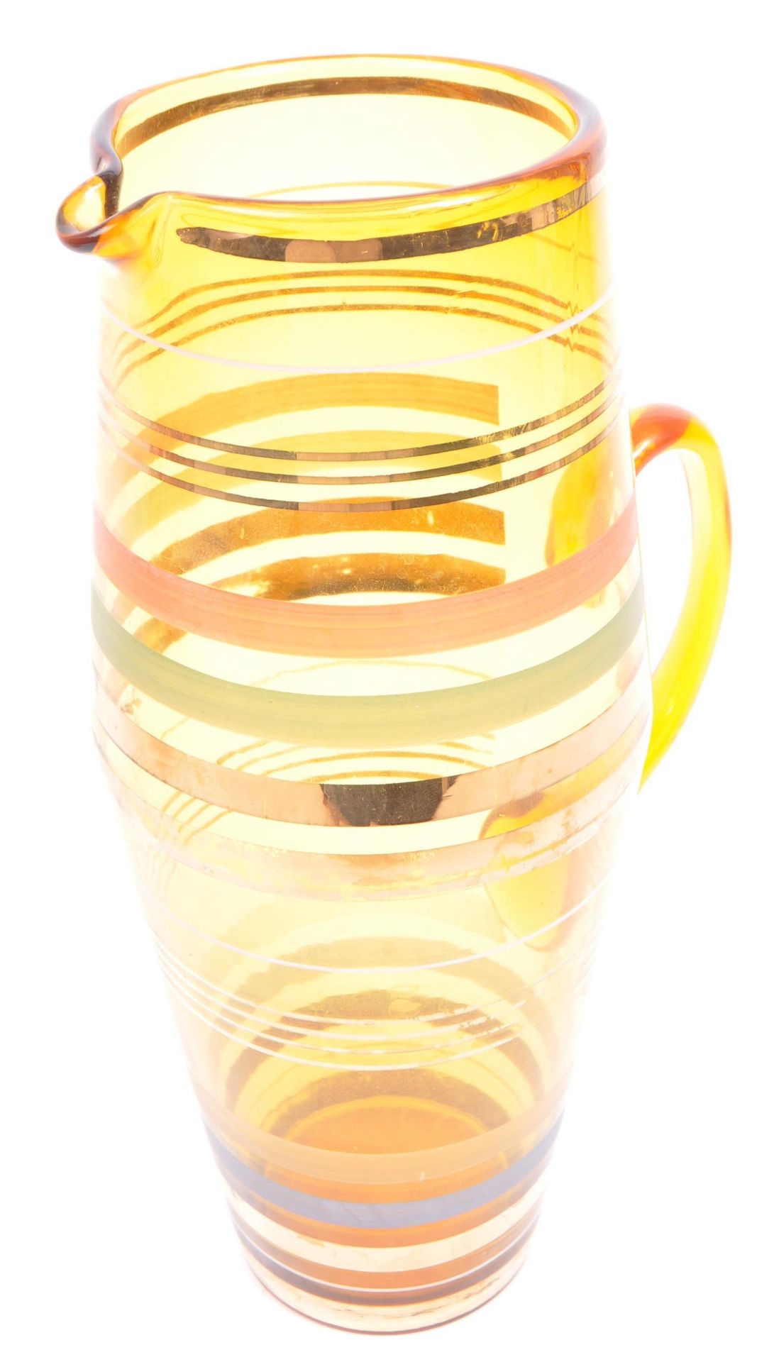 MID 20TH CENTURY YELLOW GLASS LEMONADE SET - Bild 6 aus 7