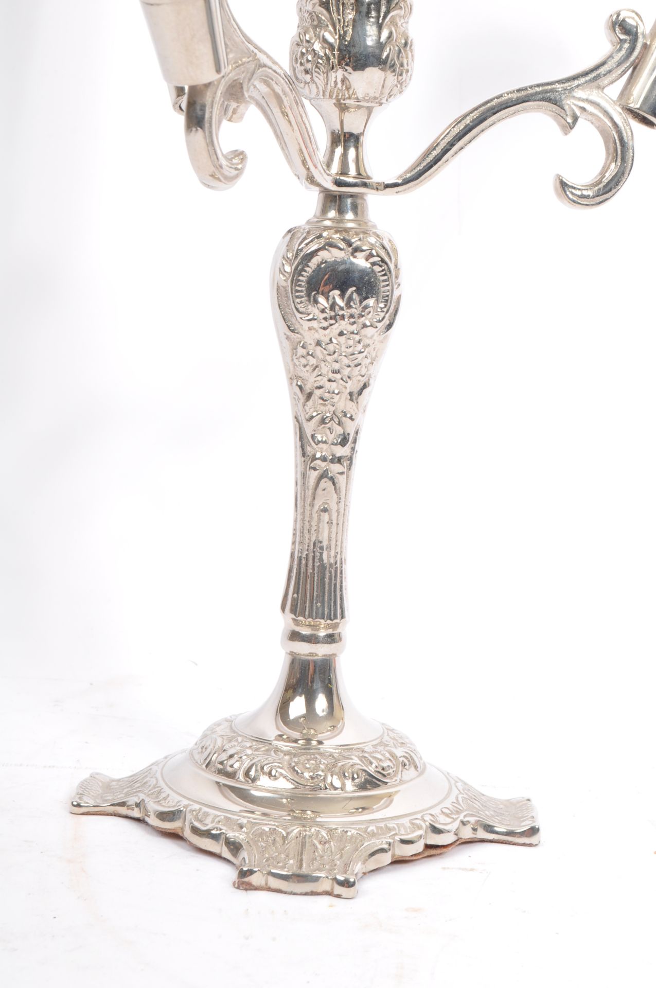 COLLECTION OF 19TH CENTURY SILVER PLATE TABLEWARE - Image 4 of 9