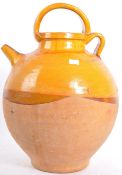 LARGE FRENCH EARTHENWARE GARGOULETTE / WATER JUG