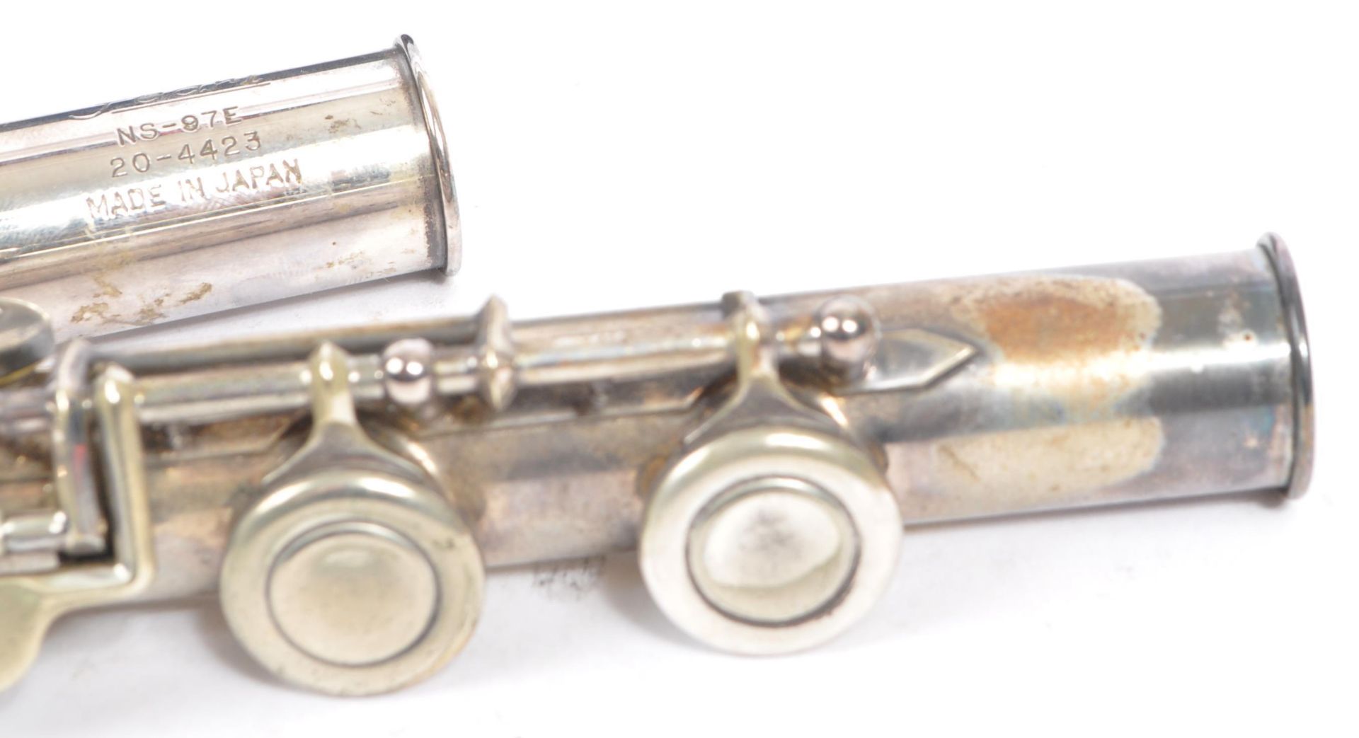 LATE 20TH CENTURY PEARL NS-97E 925 SILVER FLUTE - Bild 6 aus 9