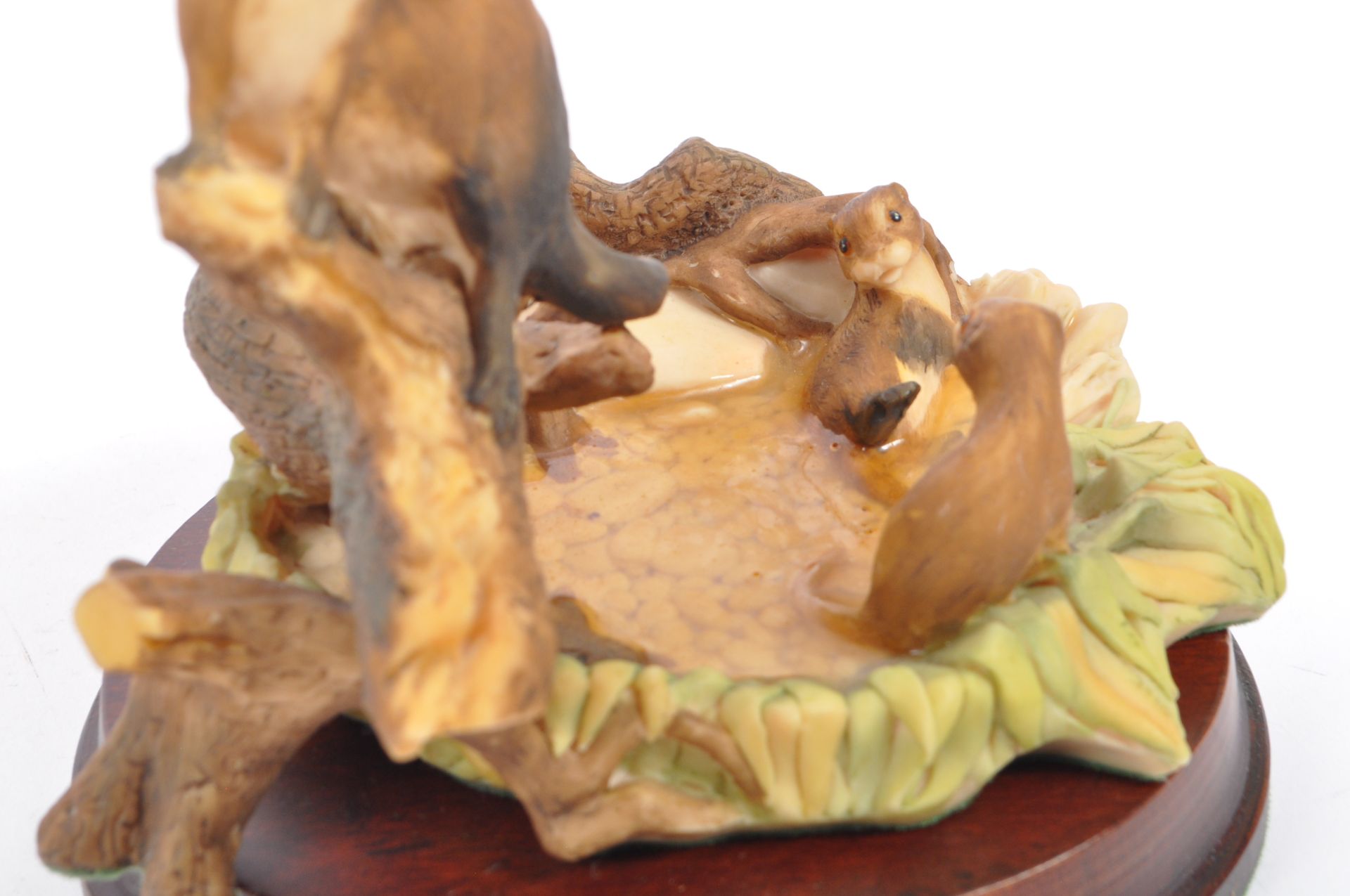 COLLECTION OF AYNSLEY / BORDER FINE ART RESIN ANIMAL FIGURES - Image 6 of 15