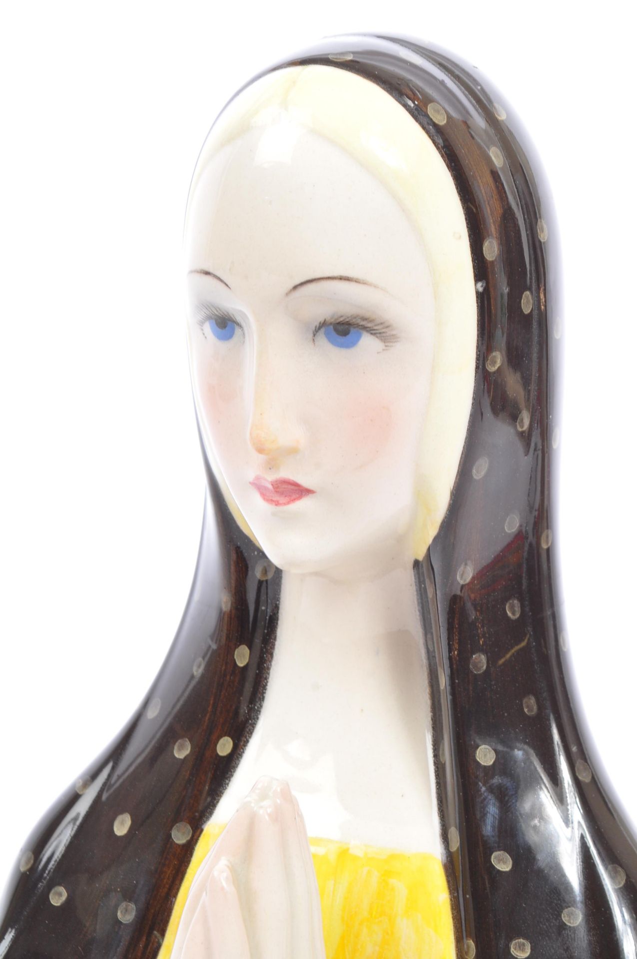 ART DECO LENCI ITALY PORCELAIN MADONNA BUST - Bild 5 aus 7