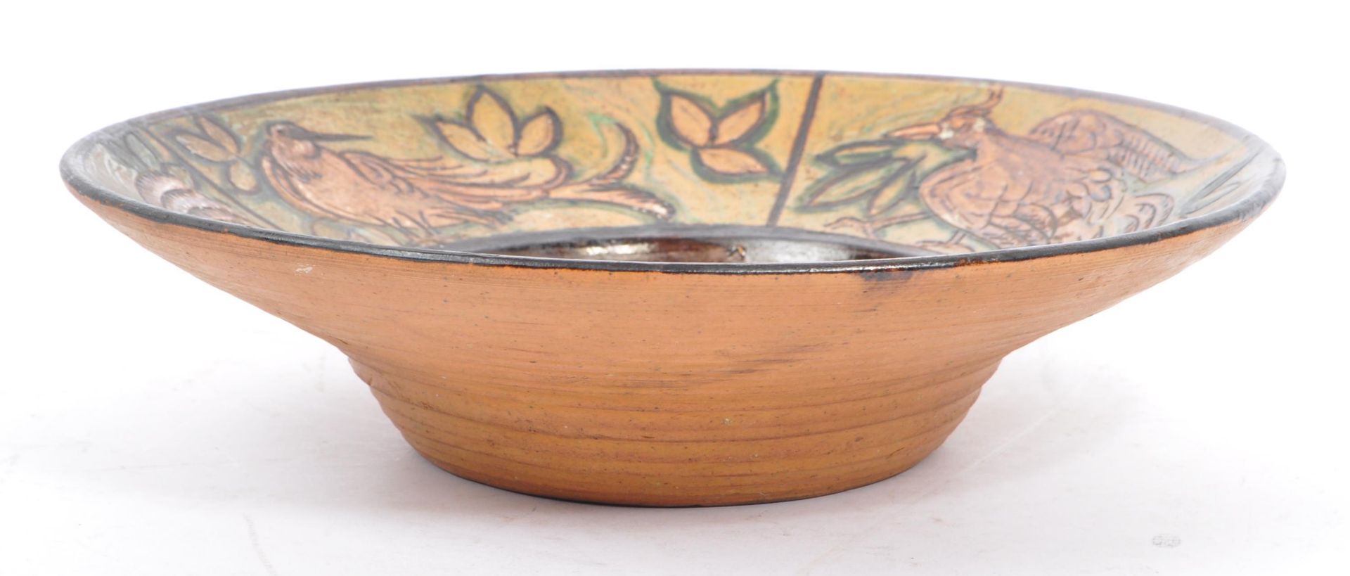 EARLY 20TH CENTURY ARTS AND CRAFTS POTTERY BOWL - Bild 2 aus 7