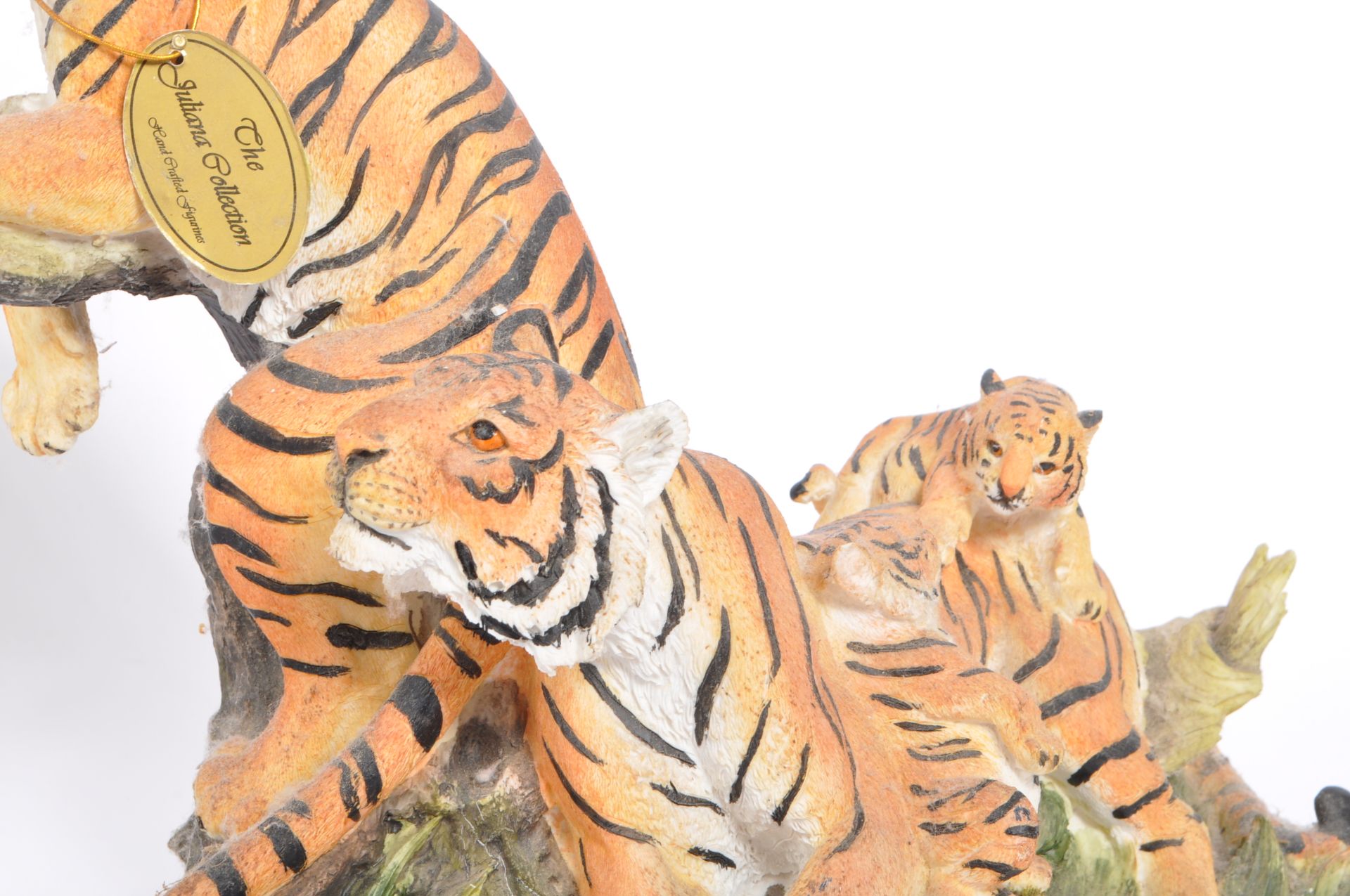 COLLECTION OF OF RESIN TIGER FIGURINES BY THE JULIANA COLLECTION - Image 3 of 13