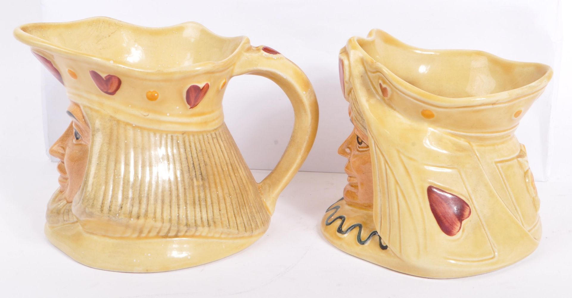 SET OF 20TH CENTURY CERAMIC 'PACK OF CARDS' HJ WOOD TOBY JUGS - Image 9 of 11