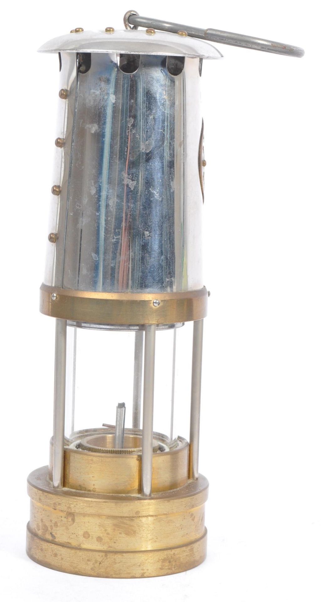 ORIGINAL VINTAGE MINERS FLAME SAFETY LAMP LIGHT UNUSED - Image 3 of 7