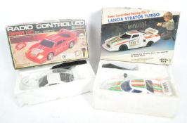 LATE 20TH CENTURY FERRARI AND LANCIA RC CARS