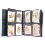 COLLECTION OF 19TH CENTURY TO LATER GREETINGS CARDS