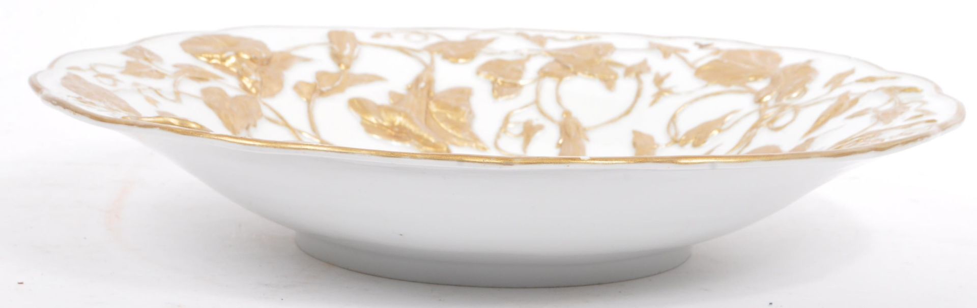 EARLY 20TH CENTURY MEISSEN FLORAL GILT BOWL - Bild 4 aus 8