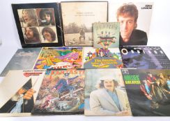COLLECTION OF VINTAGE MAINLY BEATLES RELATED VINYL RECORDS