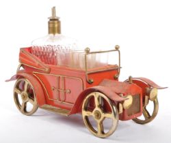 20TH CENTURY CAR MUSIC BOX DECANTER SET