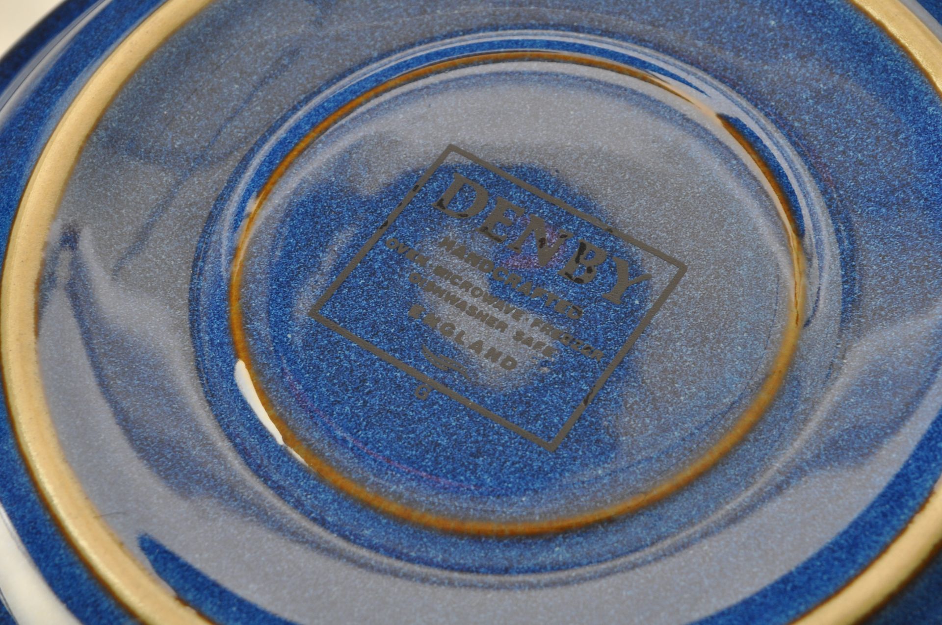 DENBY - LARGE IMPERIAL BLUE PATTERN DINNER TEA SERVICE - Image 8 of 8