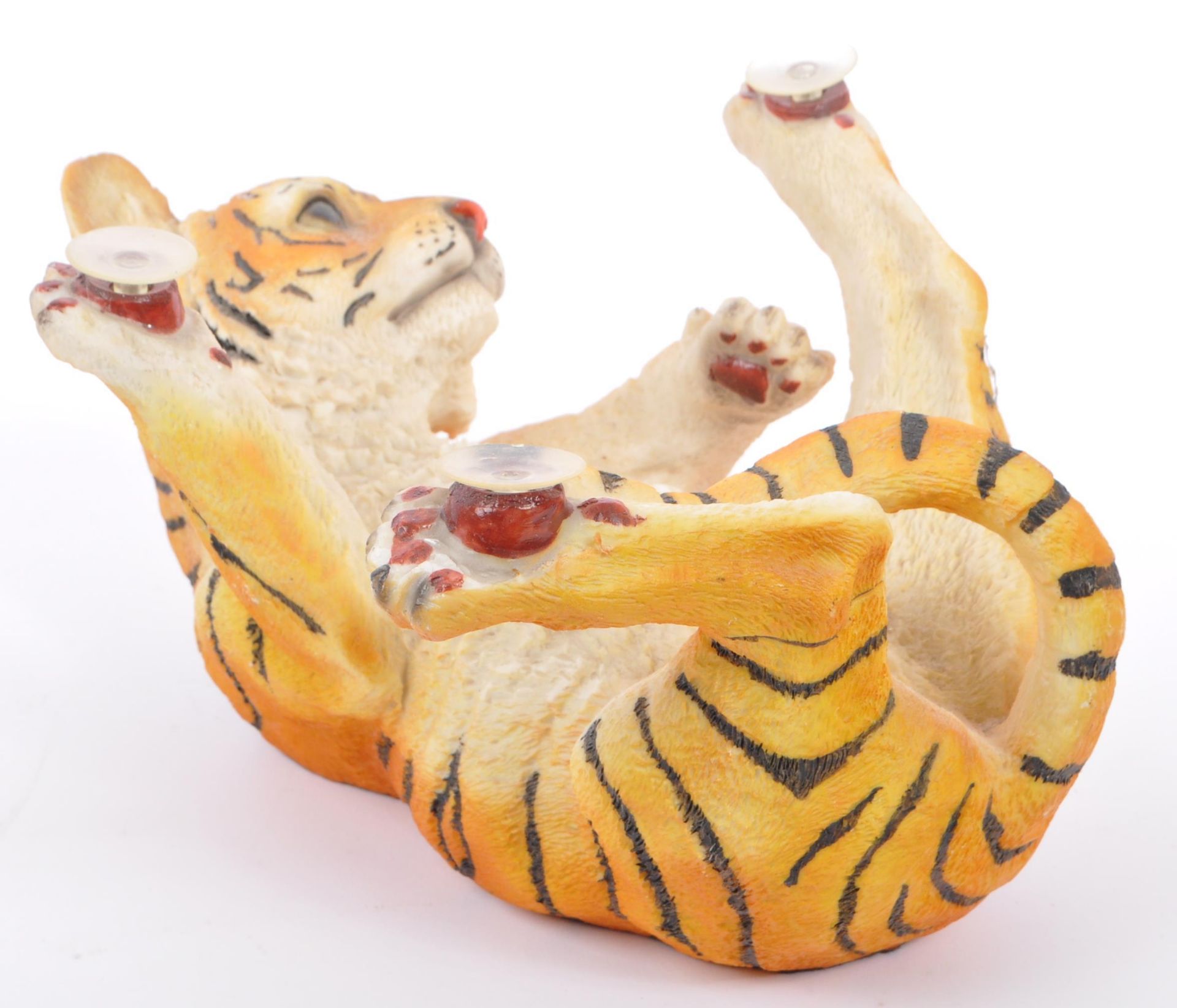 COLLECTION OF OF RESIN TIGER FIGURINES BY THE JULIANA COLLECTION - Image 9 of 13