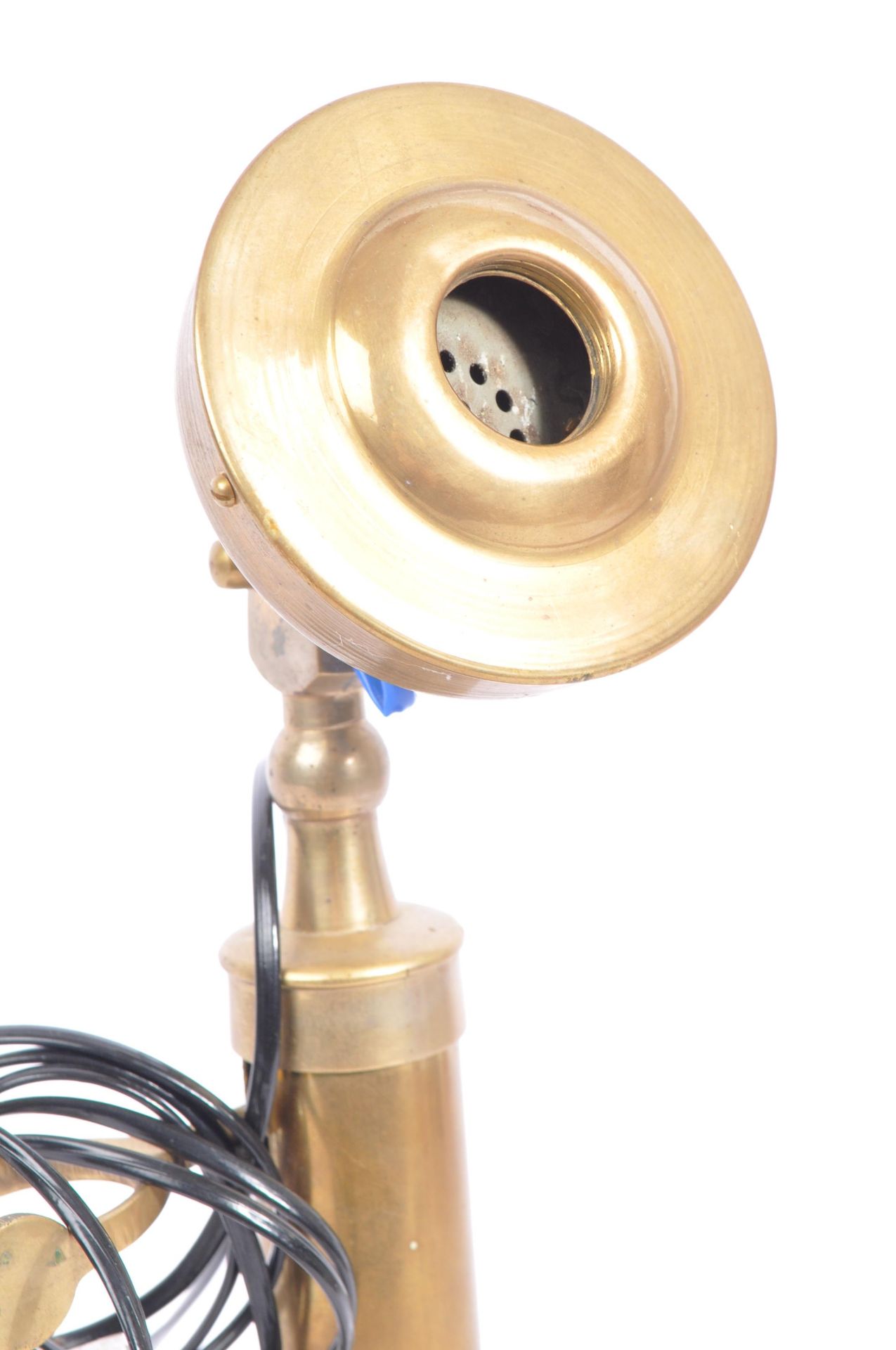 EARLY 20TH CENTURY BRASS CANDLESTICK TELEPHONE - Image 7 of 7